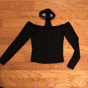 XS American Apparel Black Top with Choker